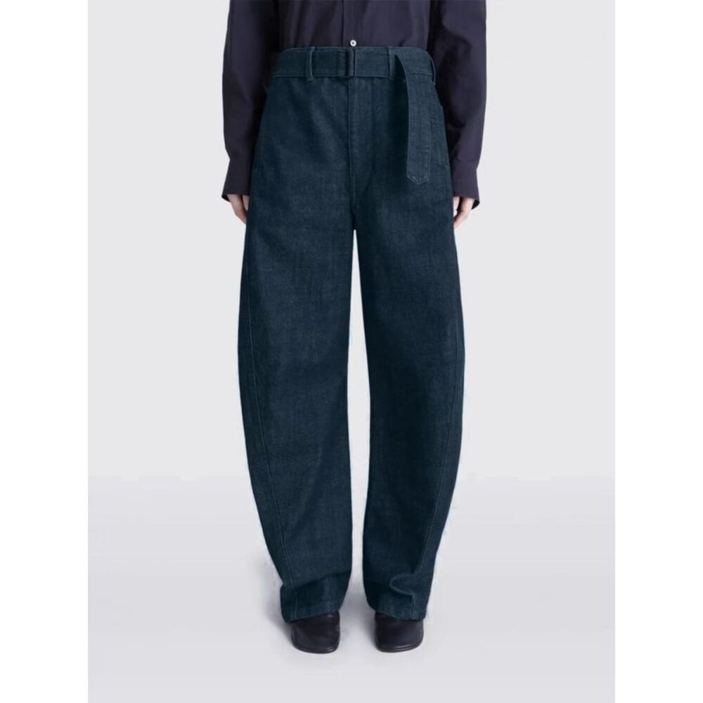 Lemaire Men Baggy Cotton Trousers Lemaire